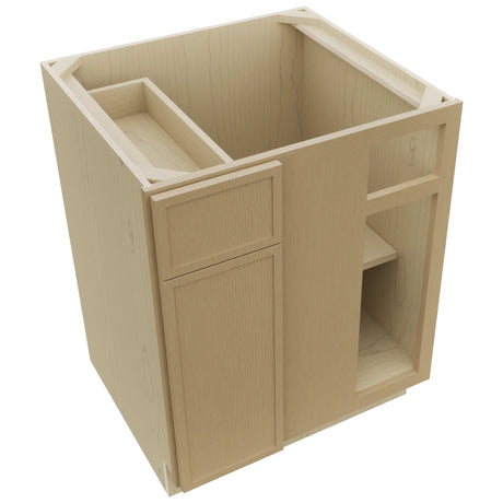 Fabuwood Luna Natural Oak BLB36/39 Base Corner Blind Cabinet, Top View