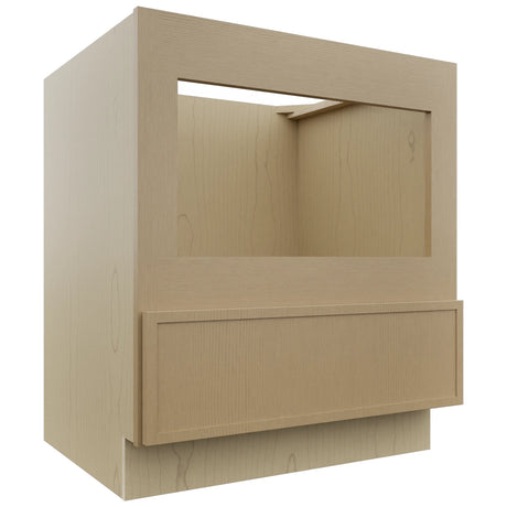 Fabuwood Luna Natural Oak BMC30 Base Microwave Cabinet, Front View