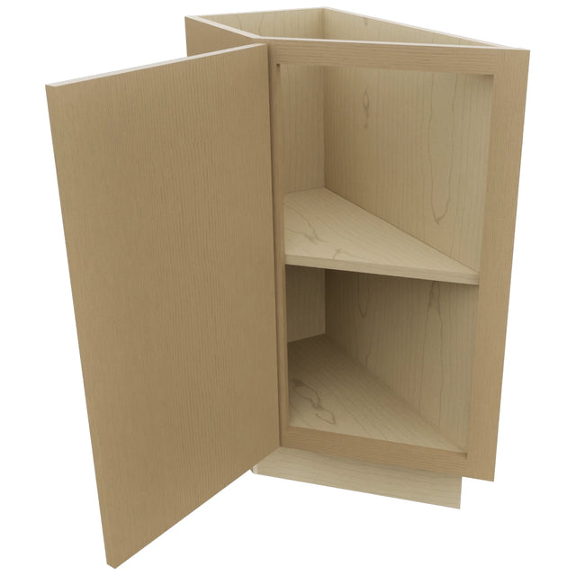 Fabuwood Luna Natural Oak BTL12 Base Transitional Cabinet, Open View
