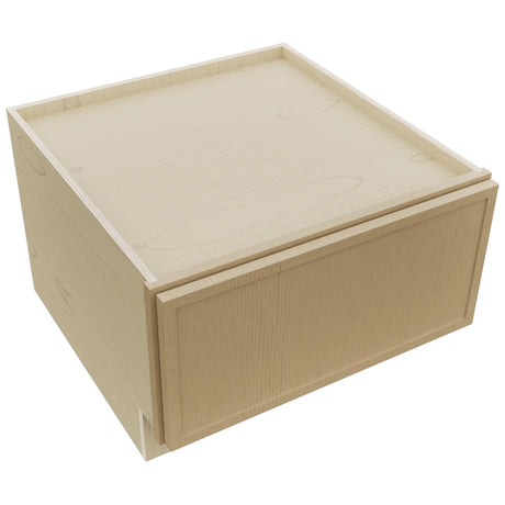 Fabuwood Luna Natural Oak DBS24 Base Bench Seat Cabinet, Top View