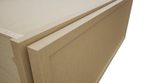 Fabuwood Luna Natural Oak DBS30 Base Bench Seat Cabinet, Detail View