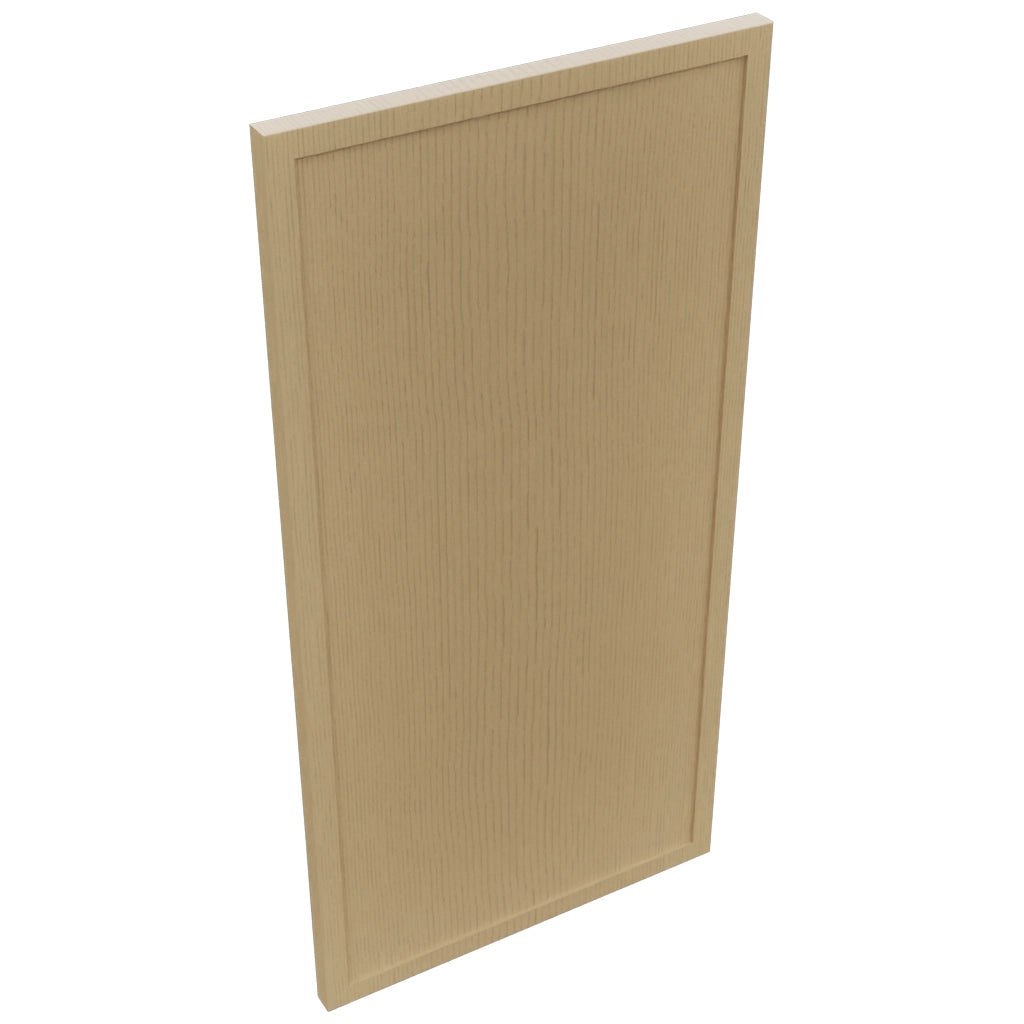 Fabuwood Luna Natural Oak DD W1530 DOOR Panel, Top View