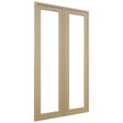 Fabuwood Luna Natural Oak DS DFG2442 Wall Prepped Door, Front View
