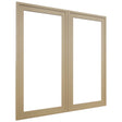Fabuwood Luna Natural Oak DS DFG3636 Wall Prepped Door, Front View