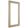 Fabuwood Luna Natural Oak DS DFGD2430 Wall Prepped Door, Front View