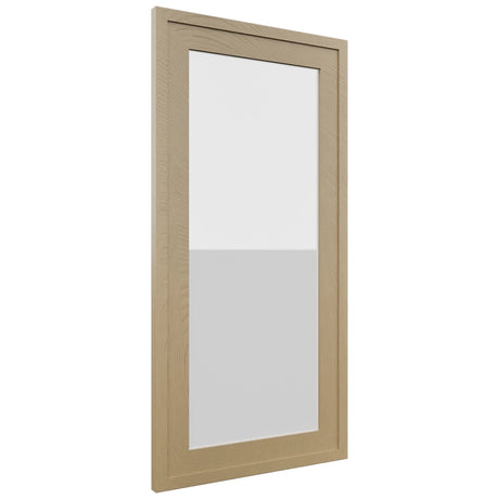 Fabuwood Luna Natural Oak DS GDW1530 Wall Glass Door, Front View
