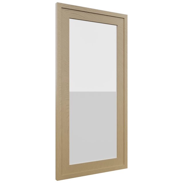 Fabuwood Luna Natural Oak DS GDW1530 Wall Glass Door, Front View