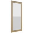 Fabuwood Luna Natural Oak DS GDW1842 Wall Glass Door, Front View