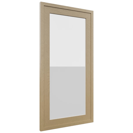 Fabuwood Luna Natural Oak DS GDWDC2430 Wall Glass Door, Front View