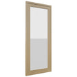 Fabuwood Luna Natural Oak DS GDWDC2436 Wall Glass Door, Front View