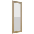 Fabuwood Luna Natural Oak DS GDWDC2442 Wall Glass Door, Front View