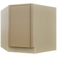 Fabuwood Luna Natural Oak DSB36FD Base Corner Diagonal Sink Cabinet, Front View