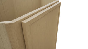 Fabuwood Luna Natural Oak DSB36FD Base Corner Diagonal Sink Cabinet, Detail View