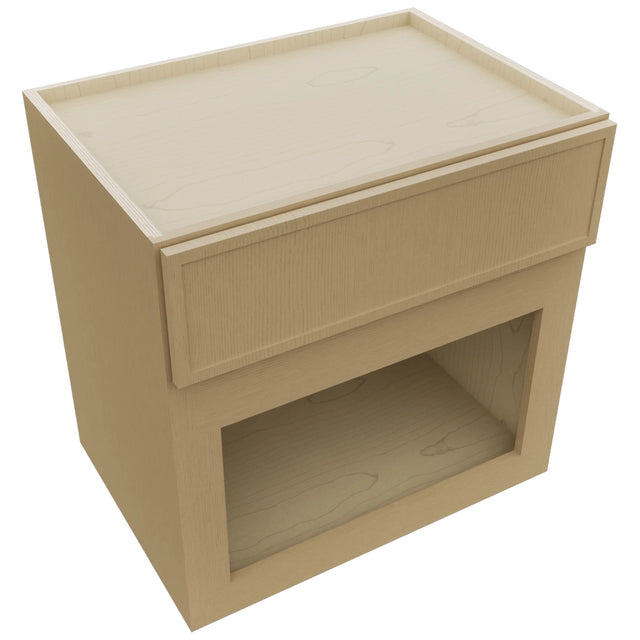 Fabuwood Luna Natural Oak MC303021 Wall Microwave Cabinet, Top View