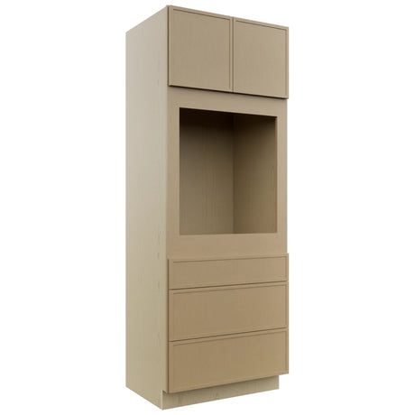 Fabuwood Luna Natural Oak OC3390S Tall Oven Cabinet Single, Front View