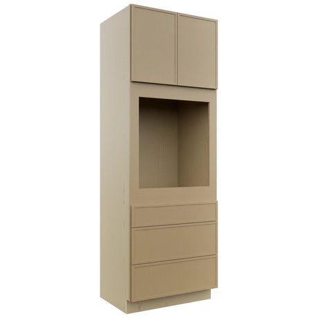 Fabuwood Luna Natural Oak OC3396S Tall Oven Cabinet Single, Front View