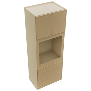 Fabuwood Luna Natural Oak OC3396S Tall Oven Cabinet Single, Top View