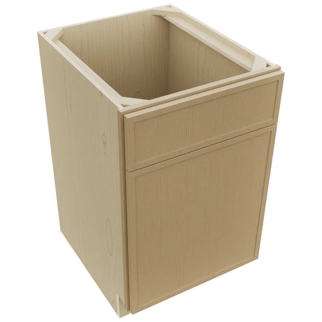 Fabuwood Luna Natural Oak SB21 Base Sink Cabinet, Top View