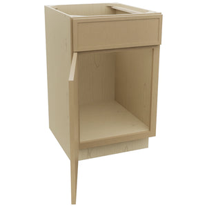 Fabuwood Luna Natural Oak SB21 Base Sink Cabinet, Open View