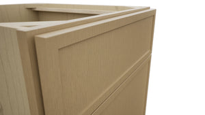 Fabuwood Luna Natural Oak SB21 Base Sink Cabinet, Detail View
