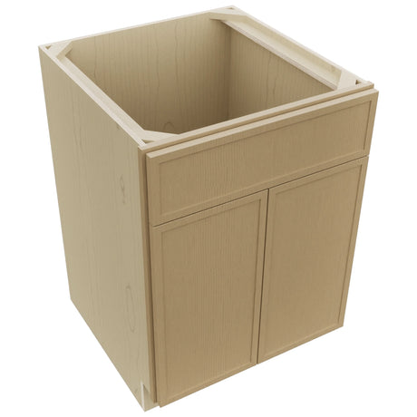 Fabuwood Luna Natural Oak SB24 Base Sink Cabinet, Top View