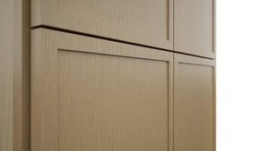 Fabuwood Luna Natural Oak TP181296 Tall Pantry Cabinet, Detail View