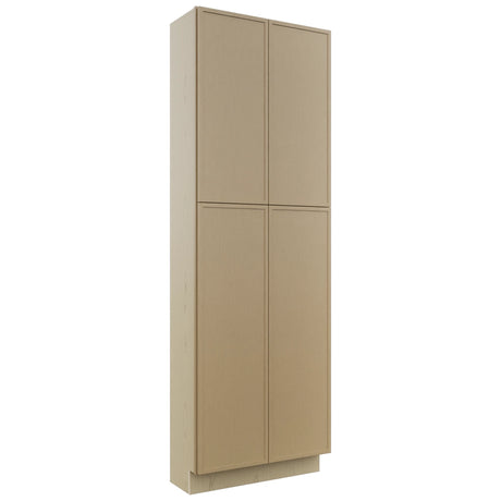 Fabuwood Luna Natural Oak TP182490 Tall Pantry Cabinet, Front View