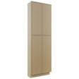 Fabuwood Luna Natural Oak TP182496 Tall Pantry Cabinet, Front View
