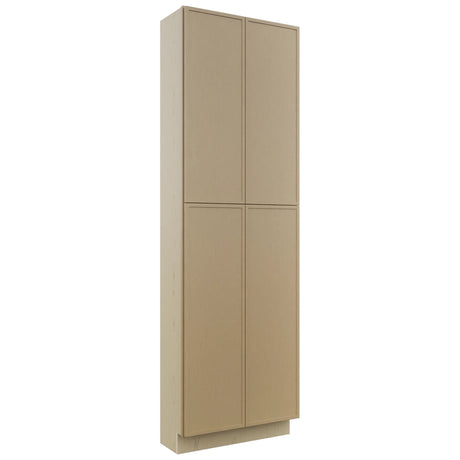 Fabuwood Luna Natural Oak TP182496 Tall Pantry Cabinet, Front View