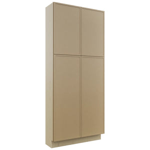 Fabuwood Luna Natural Oak TP241284 Tall Pantry Cabinet, Front View