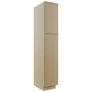 Fabuwood Luna Natural Oak TP242484 Tall Pantry Cabinet, Front View