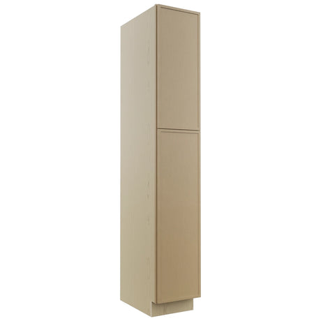 Fabuwood Luna Natural Oak TP242490 Tall Pantry Cabinet, Front View
