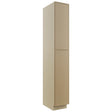 Fabuwood Luna Natural Oak TP242496 Tall Pantry Cabinet, Front View