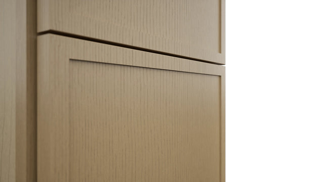 Fabuwood Luna Natural Oak TP242496 Tall Pantry Cabinet, Detail View