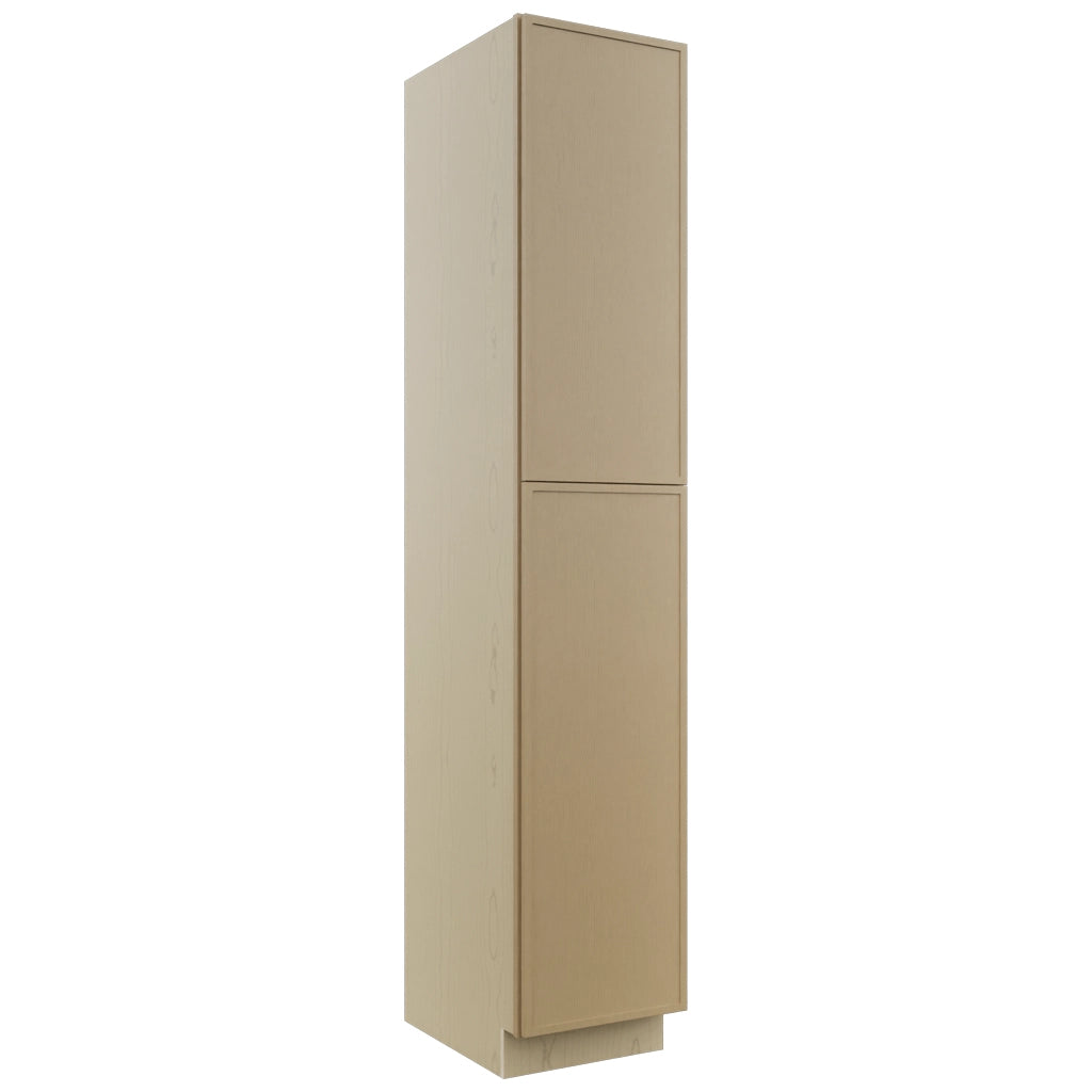 Fabuwood Luna Natural Oak TP301296 Tall Pantry Cabinet, Front View