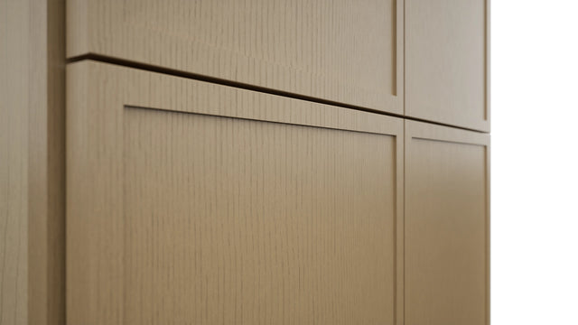 Fabuwood Luna Natural Oak TP361284 Tall Pantry Cabinet, Detail View