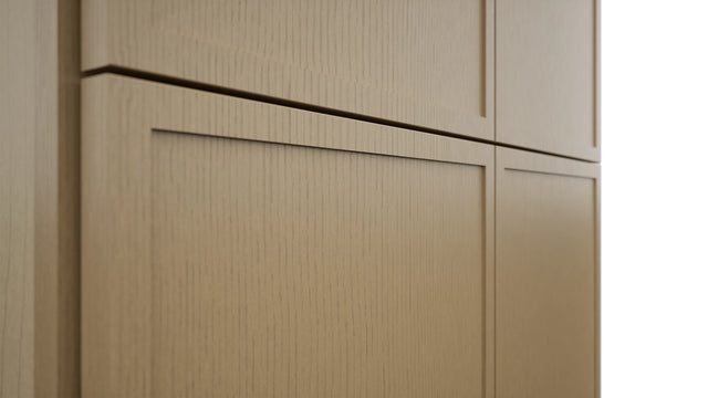 Fabuwood Luna Natural Oak TP361296 Tall Pantry Cabinet, Detail View