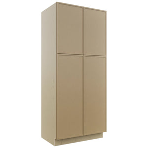 Fabuwood Luna Natural Oak TP362484 Tall Pantry Cabinet, Front View