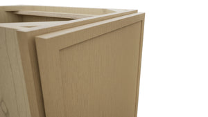 Fabuwood Luna Natural Oak VB15FD Vanity Base Full Height Cabinet, Detail View