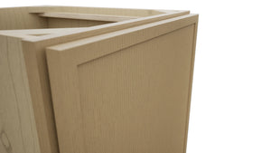 Fabuwood Luna Natural Oak VB18FD Vanity Base Full Height Cabinet, Detail View