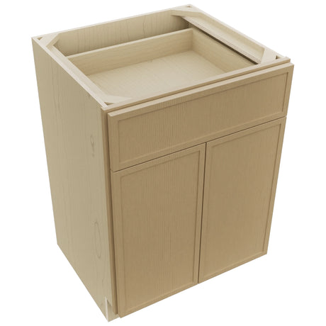 Fabuwood Luna Natural Oak VB24-34 Vanity Base Standard Cabinet, Top View