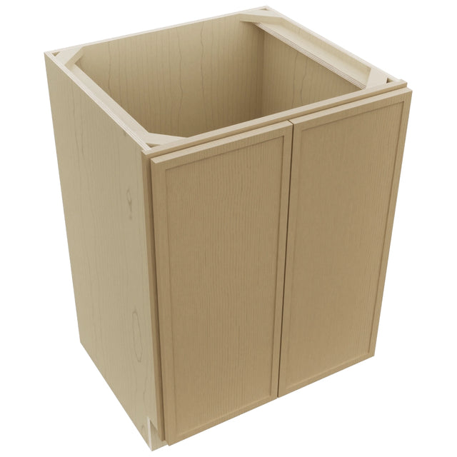 Fabuwood Luna Natural Oak VB24FD Vanity Base Full Height Cabinet, Top View
