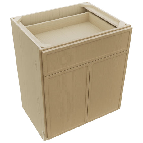 Fabuwood Luna Natural Oak VB27-34 Vanity Base Standard Cabinet, Top View