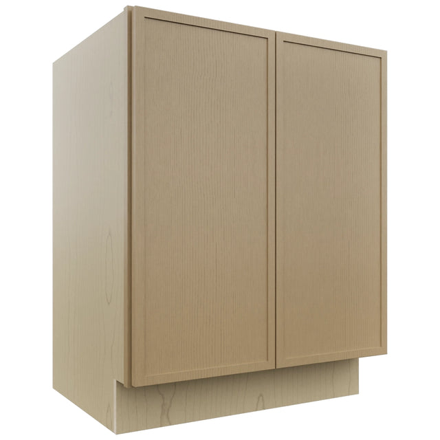 Fabuwood Luna Natural Oak VB27FD Vanity Base Full Height Cabinet, Front View