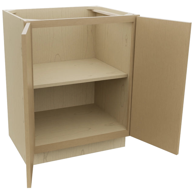 Fabuwood Luna Natural Oak VB27FD Vanity Base Full Height Cabinet, Open View