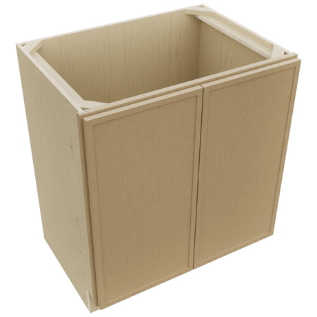 Fabuwood Luna Natural Oak VB30FD Vanity Base Full Height Cabinet, Top View