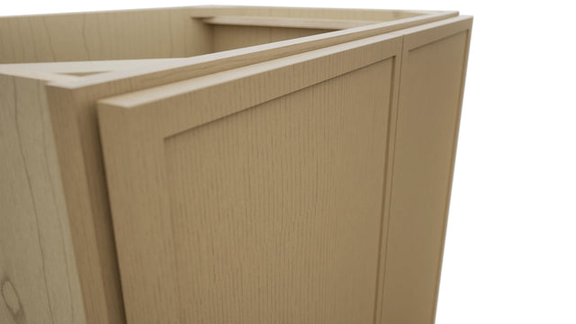 Fabuwood Luna Natural Oak VB30FD Vanity Base Full Height Cabinet, Detail View