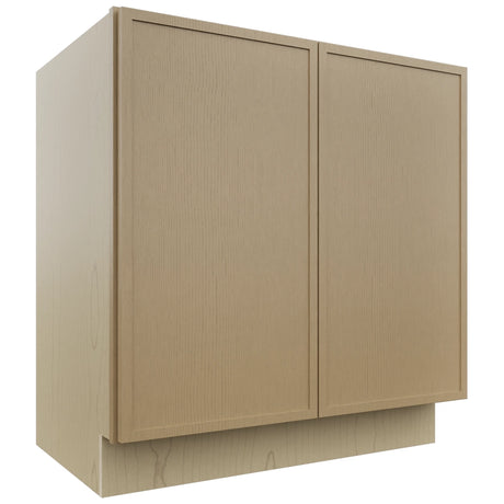 Fabuwood Luna Natural Oak VB33FD Vanity Base Standard Cabinet, Front View