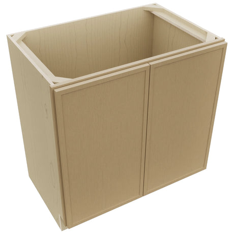 Fabuwood Luna Natural Oak VB33FD Vanity Base Standard Cabinet, Top View