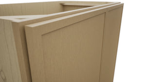Fabuwood Luna Natural Oak VB36FD Vanity Base Full Height Cabinet, Detail View